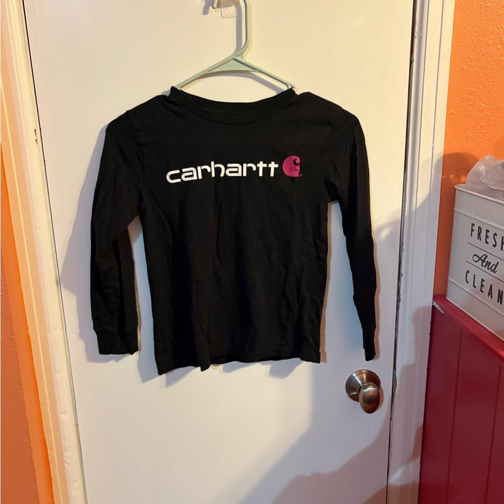 Carhartt Kids Black Long Sleeve Shirt